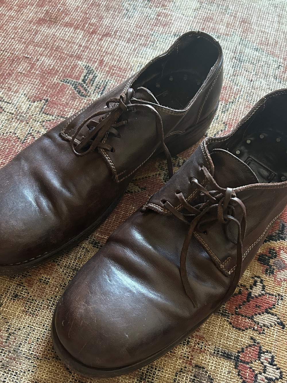 Casey Casey x Guidi Brown Leather Derby’s